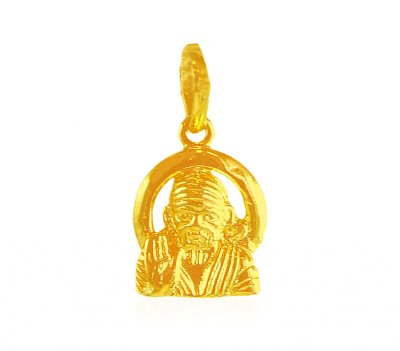 22K Gold Sainath Pendant ( Ganesh, Laxmi and other God Pendants )