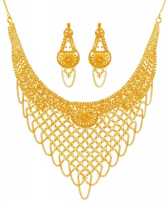 22K Designer Necklace Set ( 22 Kt Gold Sets )