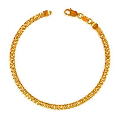 22 Karatt Gold Men Bracelet ( Men`s Bracelets )