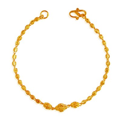 22k Gold Balls Bracelet ( Ladies Bracelets )