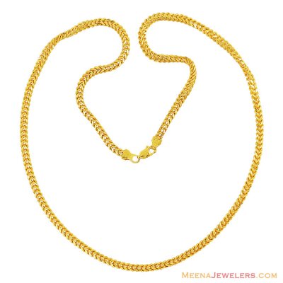 22K Two Tone  Mens Chain  ( Men`s Gold Chains )