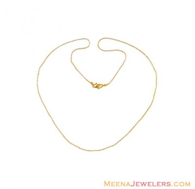 22k Fancy Chain In Gold ( Plain Gold Chains )