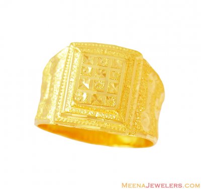 Indian Gold Men Ring (22Kt) ( Mens Gold Ring )
