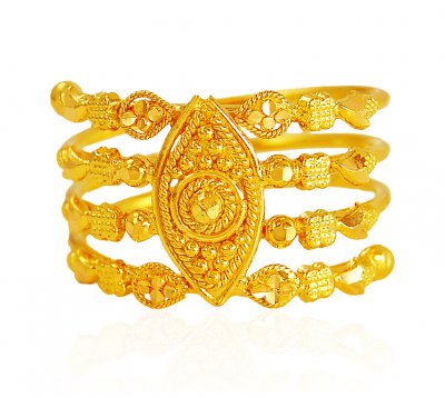 22Karat Gold Spiral Ring ( Ladies Gold Ring )