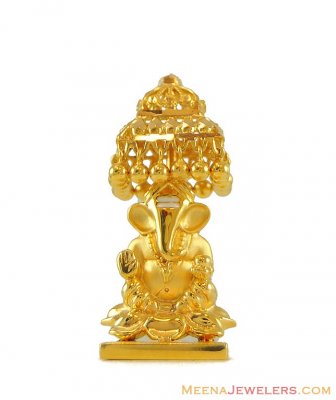 22 Karat Gold Ganesh Murti ( Ganesh, Laxmi, Krishna and other Gods )