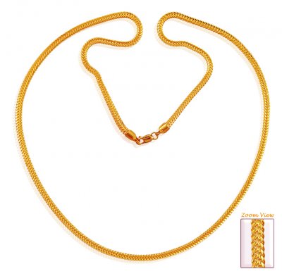 22K Gold Chain for Men (20 Inches) ( Men`s Gold Chains )
