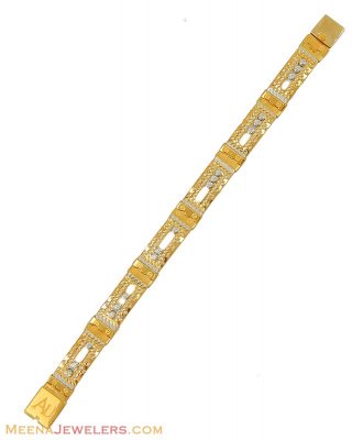 22K Gold Fancy Bracelet ( Men`s Bracelets )