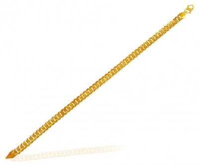 Mens 22Kt Gold Bracelet ( Men`s Bracelets )