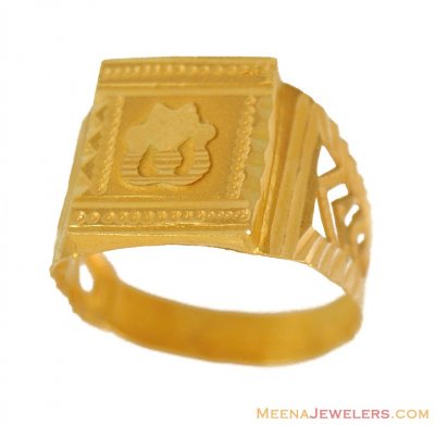 Mens Fancy Ring ( Mens Gold Ring )