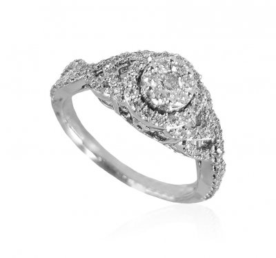 18k White Gold Diamond Ring  ( Diamond Rings )