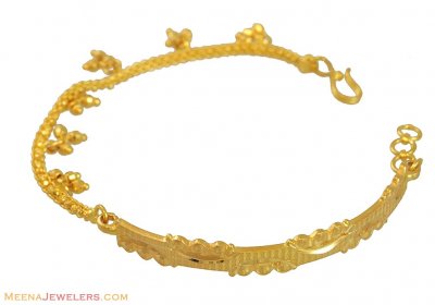 Yellow Gold Bracelet (22K) ( Ladies Bracelets )