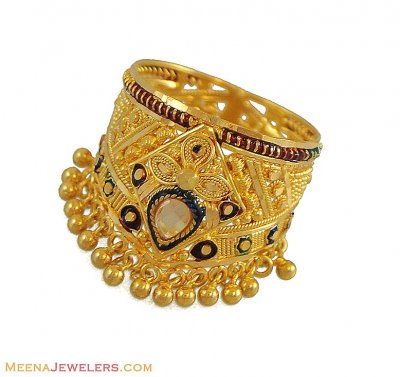 22K Gold Designer Ring ( Ladies Gold Ring )