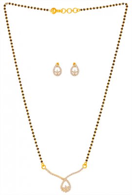 22 kt Gold MangalSutra and Earrings ( MangalSutras )