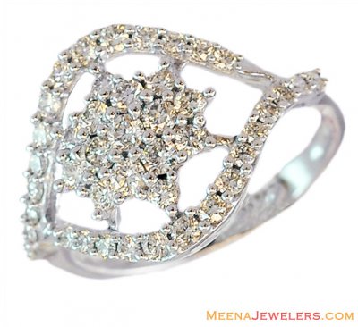 18K Exclusive Ladies Diamond Ring ( Diamond Rings )