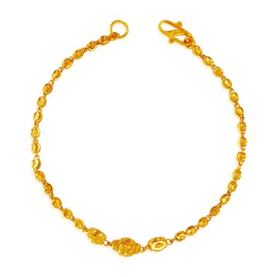 22 Karat Gold Balls Bracelet ( Ladies Bracelets )