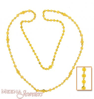 Gold Long Chain ( 24 Inch) ( 22Kt Long Chains (Ladies) )