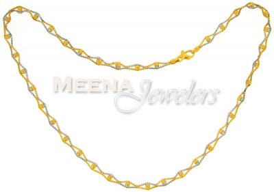 22 Carat Gold Fancy Designer Chains ( 22Kt Gold Fancy Chains )