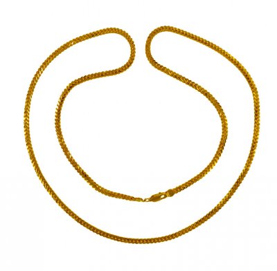 22K Gold Rope Chain (26 Inch) ( Men`s Gold Chains )
