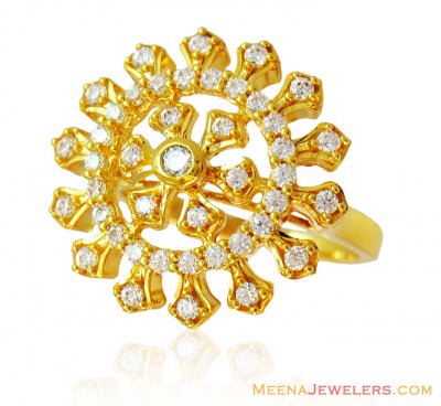 22k High Quality Cubic Zircon RIng ( Ladies Signity Rings )