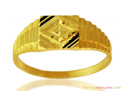 22k Mens Gold Ring ( Mens Gold Ring )