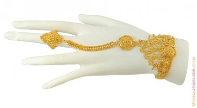 22k Designer Bridal Bracelet(Panja)  ( Ladies Bracelets )