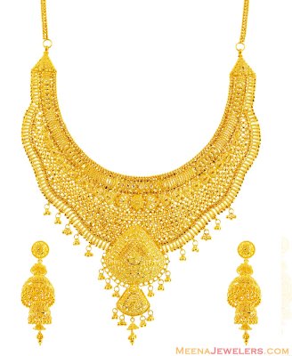Exclusive Filigree Necklace (No Earrings) ( Bridal Necklace Sets )