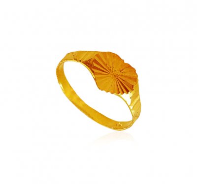 22kt Gold Baby Ring for Boys ( 22Kt Baby Rings )