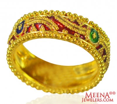 22kt Gold Traditional Band ( Ladies Gold Ring )