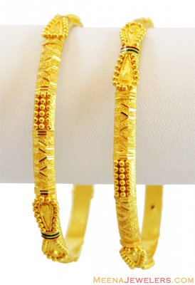 22K Gold Bangle Traditional Indian (1 Pc Only) ( Gold Bangles )
