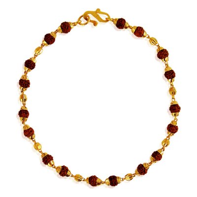 22Karat Gold Rudraksh Bracelet ( Men`s Bracelets )