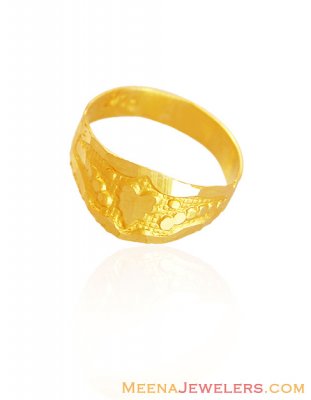 22K Gold Baby Boy Ring ( 22Kt Baby Rings )
