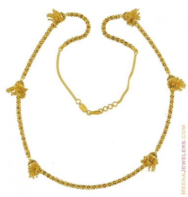 22k Indian Chain (28 inches) ( 22Kt Long Chains (Ladies) )