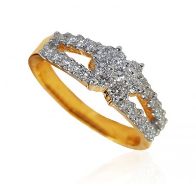 18kt Gold Diamond Ring ( Diamond Rings )