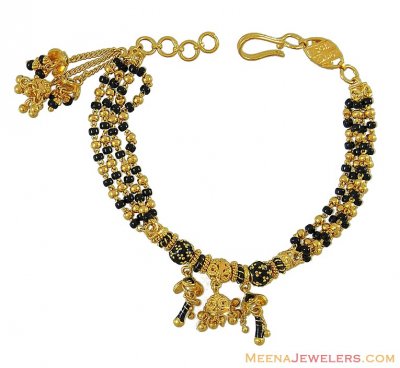 22K Designer Beads Bracelet ( Ladies Bracelets )