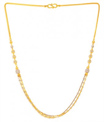 22KT Gold Fancy Layered Chain ( 22Kt Gold Fancy Chains )