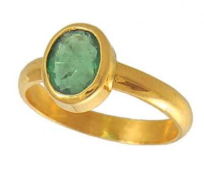 22kt Birthstone Ring (Emerald) ( Astrological BirthStone Rings )