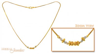 22Kt Gold Dokya Chains ( 22Kt Gold Fancy Chains )