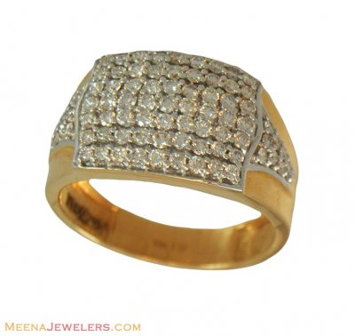 18K Mens Diamond Ring ( Diamond Rings )