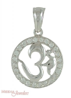 18kt OM pendant with Star Signity ( Om Pendants )