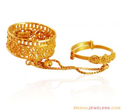 22K Gold Exquisite Ring ( Ladies Gold Ring )