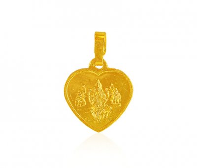 22k Religious reversible pendant ( Ganesh, Laxmi and other God Pendants )