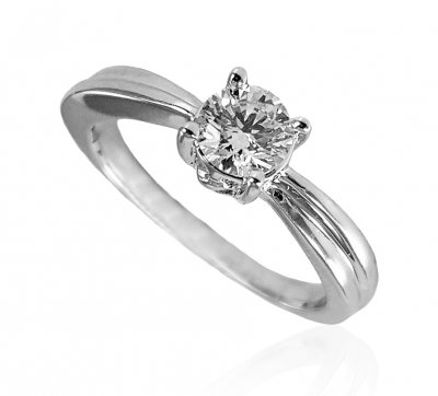 18K White Gold Ladies Ring ( Diamond Rings )