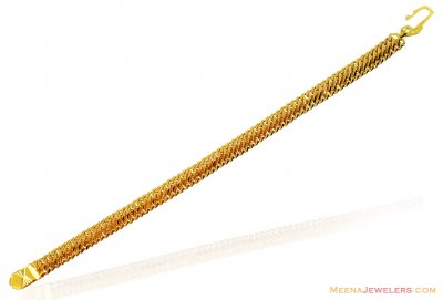 Mountain Style 22k Gold Bracelet ( Men`s Bracelets )