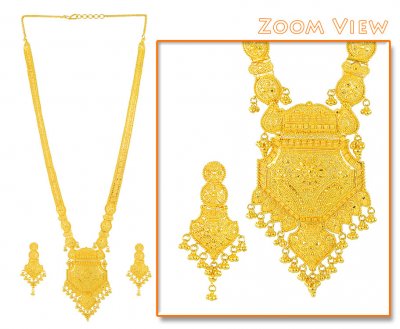 22Karat Gold Patta Set ( Bridal Necklace Sets )