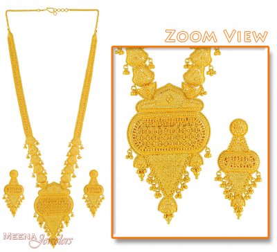 22K Gold Bridal Necklace Set ( Bridal Necklace Sets )