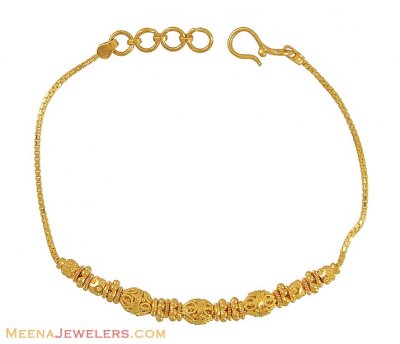 22k Gold Fancy Bracelet ( Ladies Bracelets )