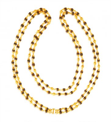 22 Kt Gold Tulsi Mala ( 22Kt Long Chains (Ladies) )