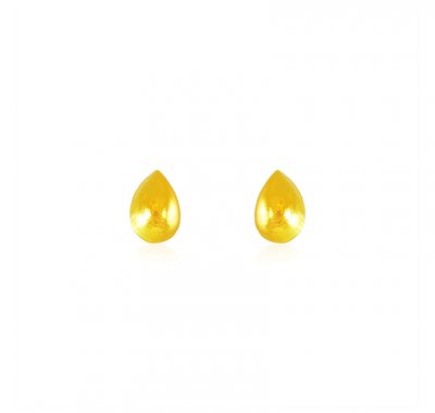 22Kt Gold Kids Earrings ( 22 Kt Gold Tops )