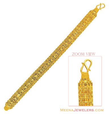22k Mens Gold Bracelet  ( Men`s Bracelets )