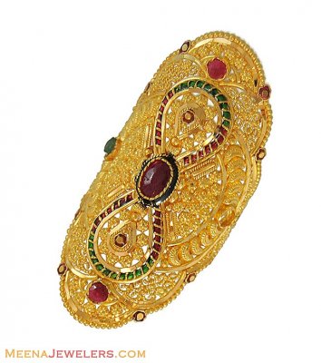 Indian Bridal Ring (22K Gold) ( Ladies Gold Ring )